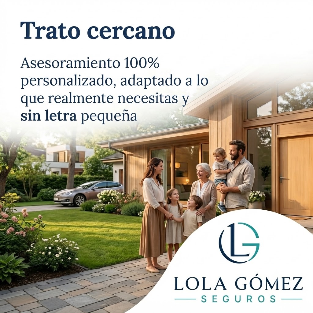 Trato cercano en seguros de hogar con Lola Gómez